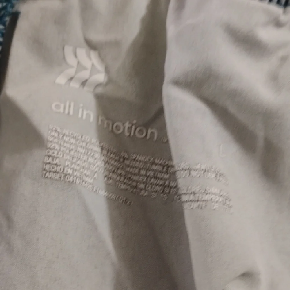 All in Motion Mens Large Blue Swim Trunks